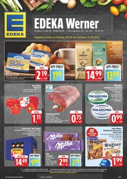 EDEKA Prospekt "Wir lieben Lebensmittel!", 28 Seiten, 08.09.2025 - 08.09.2025 Aktueller EDEKA Prospekt, "Wir lieben Lebensmittel!", mit Angeboten der Woche, gültig von 08.09.2025 bis 08.09.2025