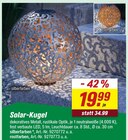 Solar-Kugel im Angebot bei toom Baumarkt in Hildesheim Solar-Kugel Angebote bei toom Baumarkt Hildesheim für 19,99 €