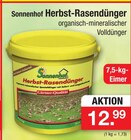 Herbst-Rasendünger im Angebot bei Zimmermann in Wiesbaden Herbst-Rasendünger Angebote von Sonnenhof bei Zimmermann Wiesbaden für 12,99 €