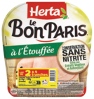 U Express - JAMBON LE BON PARIS A L'ETOUFFEE CONSERVATION SANS NITRITE HERT : offre du catalogue "" Promo JAMBON LE BON PARIS A L'ETOUFFEE CONSERVATION SANS NITRITE HERT à 2,83 € dans le catalogue U Express ""