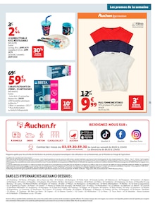 Promotion Art De La Table dans le prospectus Auchan Hypermarché, valable du 11/08/2026 au 23/08/2026 Promo Art De La Table dans le catalogue Auchan Hypermarché du moment à la page 31