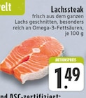 E center Enger - Lachssteak Angebot im Prospekt Lachssteak bei E center im Enger Prospekt für 1,49 €