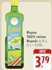 100% reines Rapsöl Angebote von Rapso bei EDEKA Stuttgart für 3,79 €