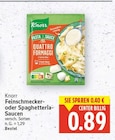 Feinschmecker- oder Spaghetteria-Saucen von Knorr im aktuellen E center Prospekt