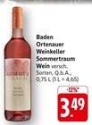 Sommertraum Wein im Angebot bei E center in Ulm Sommertraum Wein Angebote von Baden Ortenauer Weinkeller bei E center Ulm für 3,49 €