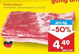 Aktuelle Schweinebauch Angebote bei Netto Marken-Discount in Mainz Aktuelles Schweine-Bauch Angebot bei Netto Marken-Discount in Mainz ab 4,49 €