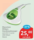 Milben-Handstaubsauger von Maxxmee für 25,00 € bei budni im Angebot Milben-Handstaubsauger von Maxxmee im aktuellen budni Prospekt