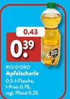 Apfelschorle von Rio D'Oro im aktuellen ALDI SÜD Prospekt für 0,39 €