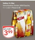 V+ Bier im Angebot bei GLOBUS in Neunkirchen V+ Bier Angebote von Veltins bei GLOBUS Neunkirchen für 3,99 €