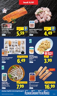 Promotion Table Cuisine dans le prospectus Lidl, valable du 31/07/2025 au 06/08/2025 Promo Table Cuisine dans le catalogue Lidl du moment à la page 7