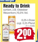 Ready to Drink bei E center im Brunsbüttel Prospekt für 2,00 €