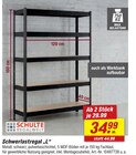 Schwerlastregal L im Angebot bei toom Baumarkt in Pulheim Schwerlastregal L Angebote von Schulte Regalwelt bei toom Baumarkt Pulheim für 34,99 €