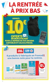 Promos Fournitures Scolaires dans le catalogue "Super U" de Super U Fournitures Scolaires en promo dans le catalogue Super U à la page 2