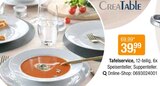 Tafelservice Angebote von CreaTable bei Opti-Wohnwelt Schorndorf für 39,99 €