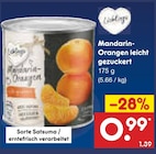 Mandarin-Orangen leicht gezuckert bei Netto Marken-Discount im Balve Prospekt für 0,99 €