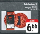 Rinder Hamburger XL im Angebot bei EDEKA in Jena Rinder Hamburger XL Angebote bei EDEKA Jena für 6,66 €