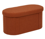 Pouf pliant double bouclette - Maxi Bazar à Créteil Pouf pliant double bouclette en promo chez Maxi Bazar Créteil à 19,99 €