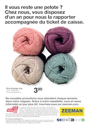 Promos Loisirs Créatifs dans le catalogue "Cette semaine : des tenues parfaites pour les journées ensoleillées" de Zeeman Loisirs Créatifs en promo dans le catalogue Zeeman à la page 13