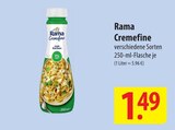 Cremfine Angebote von Rama bei famila Nordost Lüneburg für 1,49 €