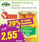 Mirabelles de nancy au sirop - FRAISAL en promo chez Norma Mirabelles de nancy au sirop - FRAISAL dans le catalogue Norma