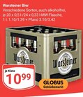 Aktuelle Warsteiner Angebote bei GLOBUS in Homburg Aktuelles Bier Angebot bei GLOBUS in Homburg ab 10,99 €