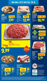 Aktueller Lidl Prospekt mit Hackfleisch, "LIDL LOHNT SICH", Seite 11