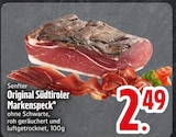 Original Südtiroler Markenspeck im EDEKA Prospekt Original Südtiroler Markenspeck von Senfter im aktuellen EDEKA Prospekt für 2,49 €