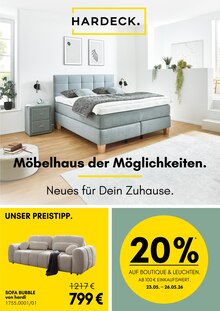 HARDECK Prospekt Neues für dein Zuhause mit  Seite in Dissen (Teutoburger Wald) und Umgebung