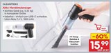 Akku-Handstaubsauger im Angebot bei Netto Marken-Discount in Leonberg Akku-Handstaubsauger Angebote von CLEANmaxx bei Netto Marken-Discount Leonberg für 15,99 €