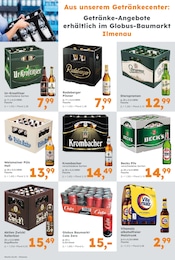 Bier im Globus-Baumarkt Prospekt in Ilmenau Aktueller Globus-Baumarkt Prospekt mit Bier, "Immer eine Idee besser", Seite 16