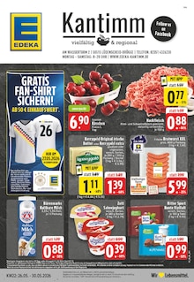 EDEKA Prospekt der Woche "Aktuelle Angebote" Seite 1, 26.05.2026 bis 30.05.2026 für Lüdenscheid Aktueller EDEKA Prospekt "Aktuelle Angebote" Seite 1 von 26 Seiten für Lüdenscheid