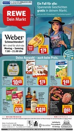 REWE Prospekt "Dein Markt" für Dinslaken, 32 Seiten, 18.11.2024 - 23.11.2024