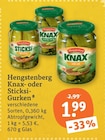 Knax-Gurken im Angebot bei tegut in Mannheim Knax-Gurken Angebote von Hengstenberg bei tegut Mannheim für 1,99 €
