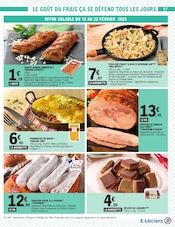 Promos Jambon Italien dans le catalogue "PRIVILÉGIONS LES PRODUCTIONS FRANÇAISES" de E.Leclerc à la page 17