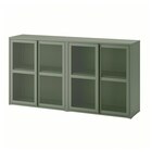 Schrank mit Türen graugrün Netz im Angebot bei IKEA in Heinsberg Schrank mit Türen graugrün Netz Angebote von IVAR bei IKEA Heinsberg für 158,00 €