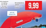 Strandschirm „Stolz“ bei Kaufhaus Stolz im Usedom Prospekt für 9,99 €