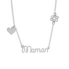 Collier en argent rhodié Maman dans le catalogue Le Manège à Bijoux