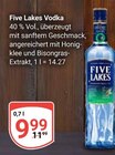 Vodka Angebote von Five Lakes bei GLOBUS Gera für 9,99 €