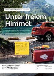 Volkswagen Prospekt für Heinbockel: Endlich wieder Sommer, 1 Seite, 01.06.2022 - 31.08.2022