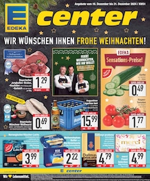 EDEKA Prospekt für Straubing mit 24 Seiten EDEKA Prospekt für Straubing: "WIR WÜNSCHEN IHNEN FROHE WEIHNACHTEN!", 24 Seiten, 16.12.2024 - 21.12.2024