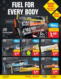Proteinriegel Angebot & Preis im aktuellen Netto Marken-Discount Prospekt Proteinriegel Angebot im aktuellen Netto Marken-Discount Prospekt auf Seite 33