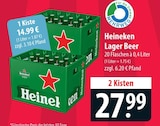 Aktuelle Heineken Angebote bei famila Nordost in Lübeck Aktuelles Heineken Lager Beer Angebot bei famila Nordost in Lübeck ab 14,99 €