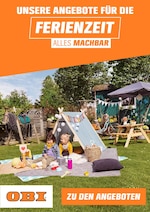OBI Prospekt für Alzenau mit 1 Seite OBI Prospekt für Alzenau: "FERIENZEIT - ALLES MACHBAR", 1 Seite, 07.06.2021 - 31.07.2021
