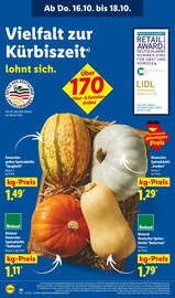 Kürbis im Lidl Prospekt in Villingen-Schwenningen Aktueller Lidl Prospekt mit Kürbis, "LIDL LOHNT SICH", Seite 58