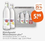 Aktuelle Wasser Angebote bei tegut in Jena Aktuelles Mineralwasser plus Angebot bei tegut in Jena ab 5,99 €