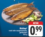 Bücklinge bei EDEKA im Bad Lobenstein Prospekt für 0,99 €