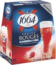 BIère Blanche Fruits Rouges 4,5% vol - Géant Casino à Avignon BIère Blanche Fruits Rouges 4,5% vol en promo chez Géant Casino Avignon à 3,37 €