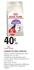 Croquettes chat stérilisé - ROYAL CANIN en promo chez E.Leclerc Croquettes chat stérilisé - ROYAL CANIN dans le catalogue E.Leclerc