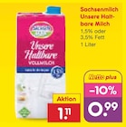 Unsere Haltbare Milch 1,5% Fett von Sachsenmilch im aktuellen Netto Marken-Discount Prospekt