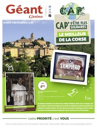 Catalogue Géant Casino à Aix-en-Provence, avec 8 pages Prospectus Géant Casino à Aix-en-Provence, "Le meilleur de la Corse", 8 pages, 10/05/2022 - 22/05/2022
